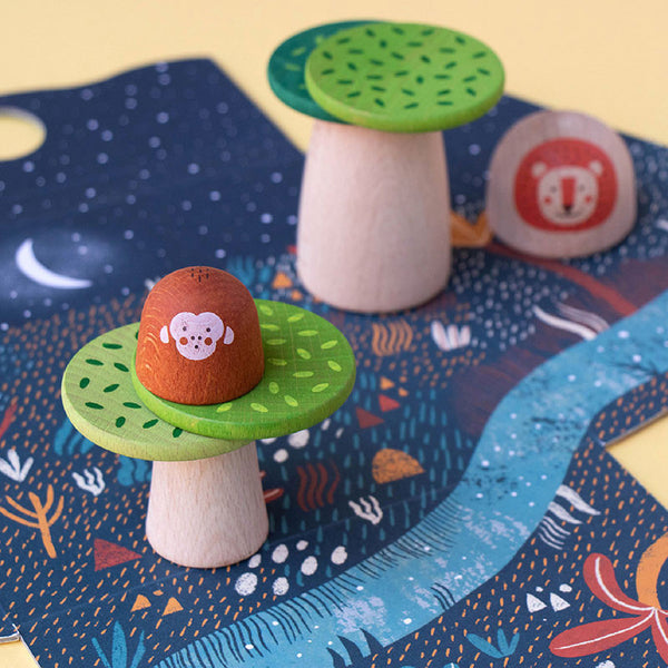 Wooden World Savanna 積木玩具擺設 Londji