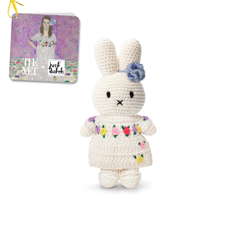 Miffy In Her Gustav Klimt Mada Primavesi Inspired Dress 手工鈎編公仔