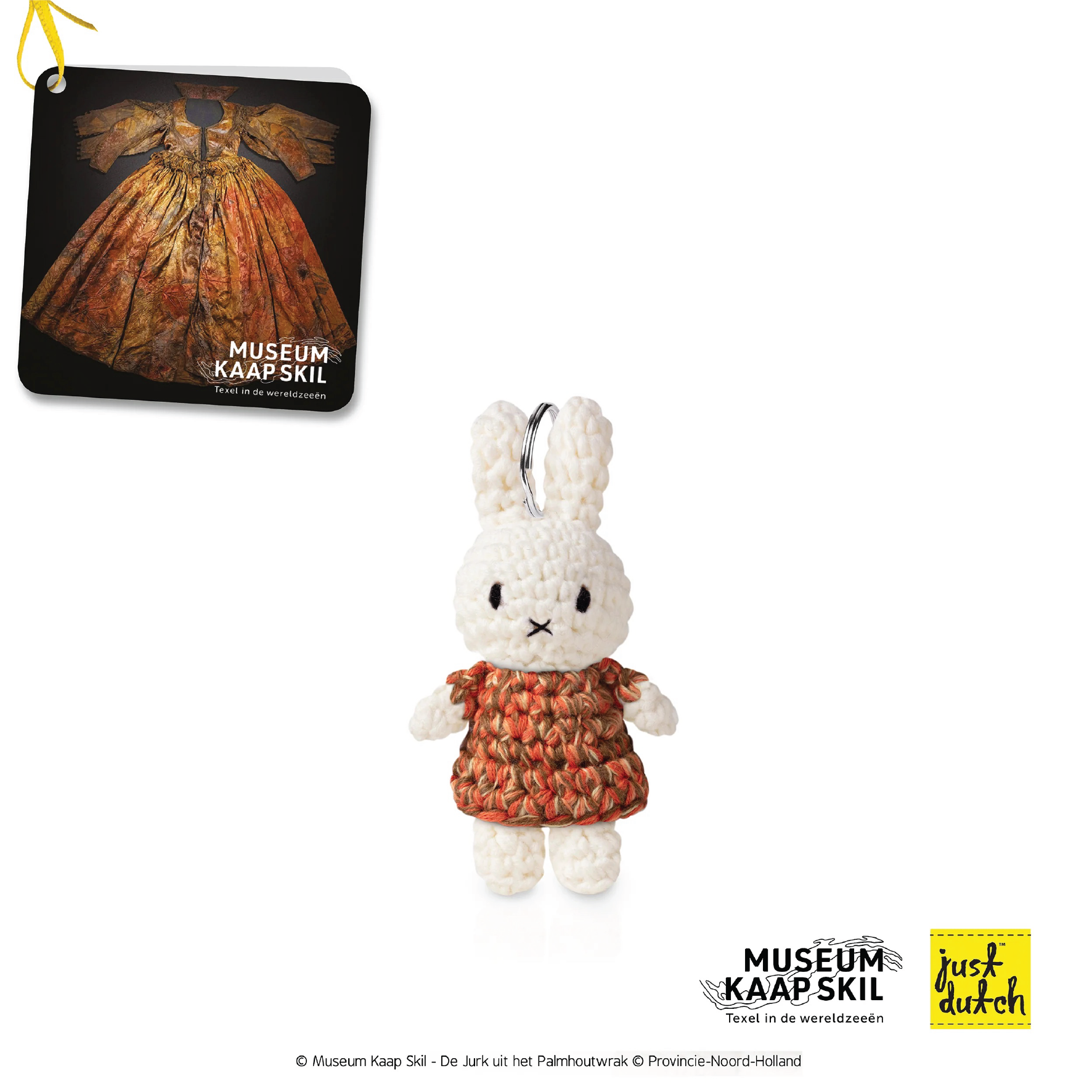 Miffy Keychain Kaap Skil Dress 手工鈎編公仔鑰匙圈