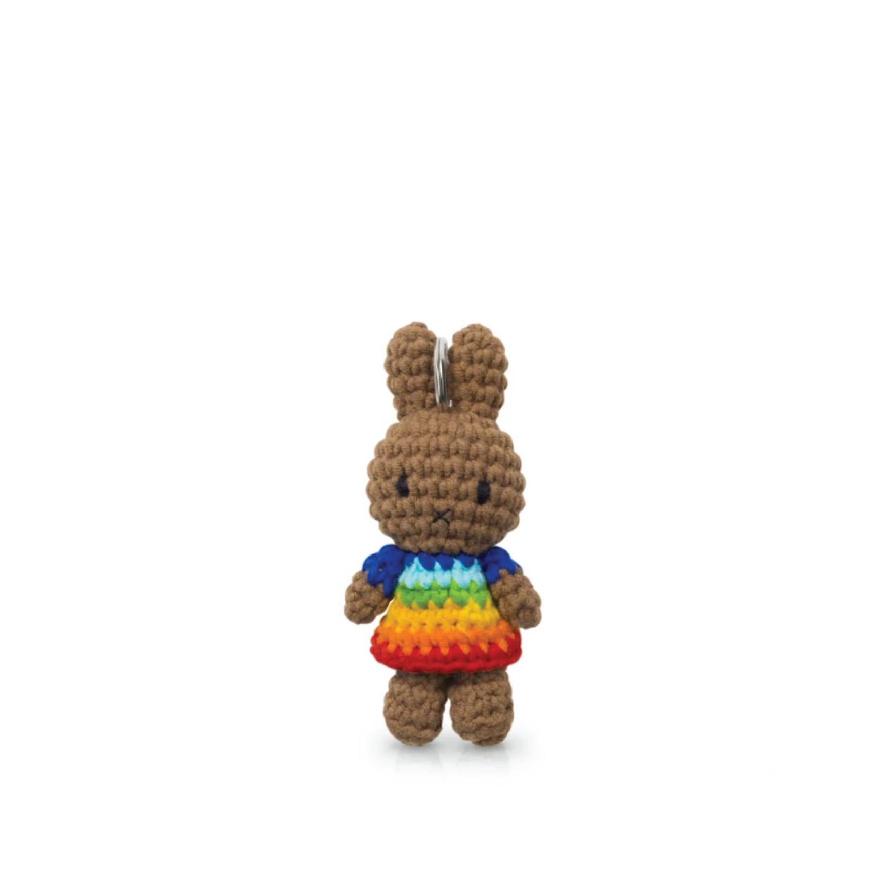 Melanie Handmade Key Hanger - Rainbow 手工鈎編公仔鑰匙圈