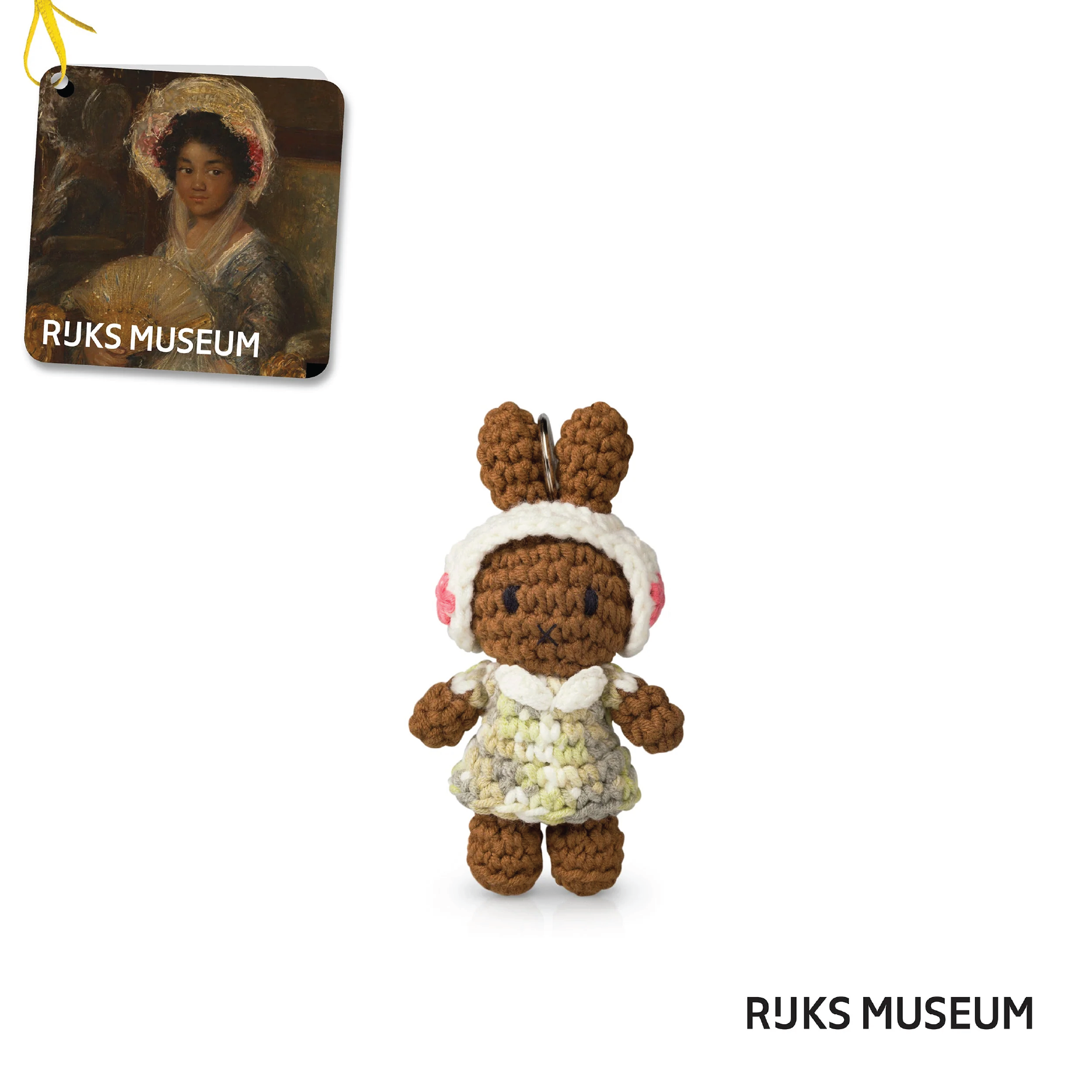 Melanie And Her Isabella Dress Keychain 手工鈎編公仔鑰匙圈