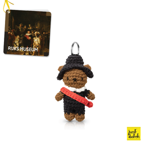 Boris The Night Watch Outfit Keychain 手工鈎編公仔鑰匙圈