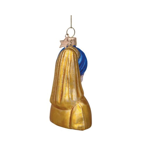 Girl With A Pearl Earring Vermeer Ornament Glass 玻璃聖誕掛飾