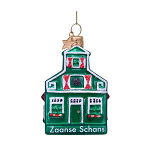 Green Zaanse Schans Ornament Glass 玻璃掛飾