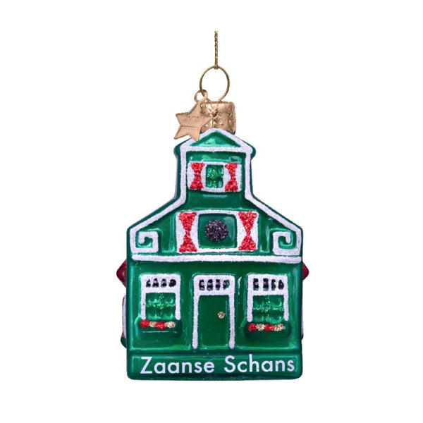 Green Zaanse Schans Ornament Glass 玻璃掛飾