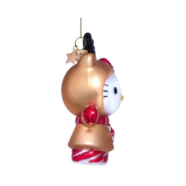 Hello Kitty Reindeer Ornament Glass 玻璃掛飾