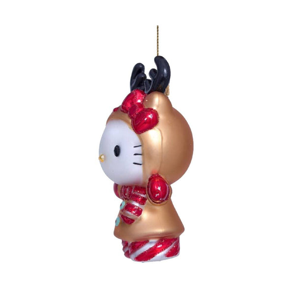 Hello Kitty Reindeer Ornament Glass 玻璃掛飾