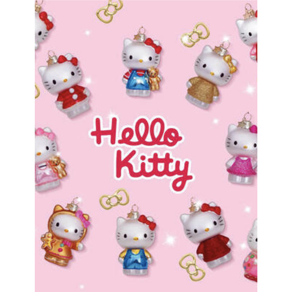 Hello Kitty With Xmas Dress Ornament Glass 玻璃聖誕掛飾