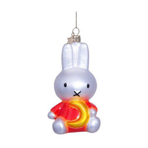 Miffy Sitting Ornament Glass 玻璃掛飾