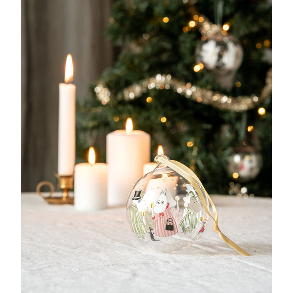 Moomin Christmas Bauble - Pyjamas  聖誕玻璃吊飾