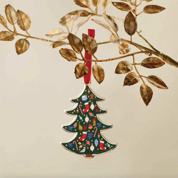 Porcelain Ornament - HOLIDAY TREE