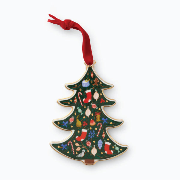 Porcelain Ornament - HOLIDAY TREE