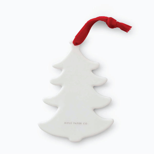 Porcelain Ornament - HOLIDAY TREE