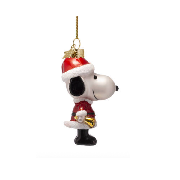 Snoopy Christmas Outfit Ornament Glass 玻璃掛飾