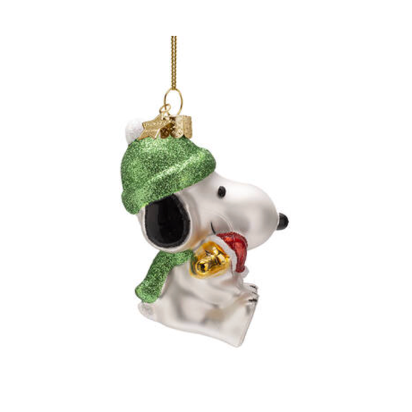 Snoopy Woodstock Ornament Glass 玻璃掛飾