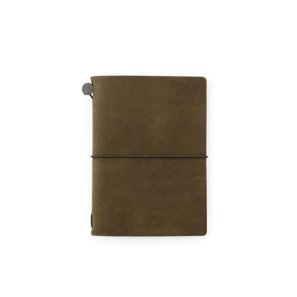 日本 TRAVELER'S Notebook 牛皮旅人手帳組 Passport Size - Olive