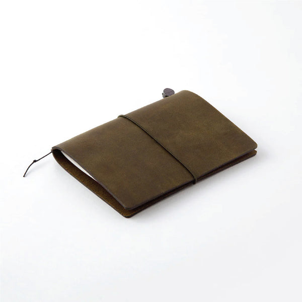 日本 TRAVELER'S Notebook 牛皮旅人手帳組 Passport Size - Olive