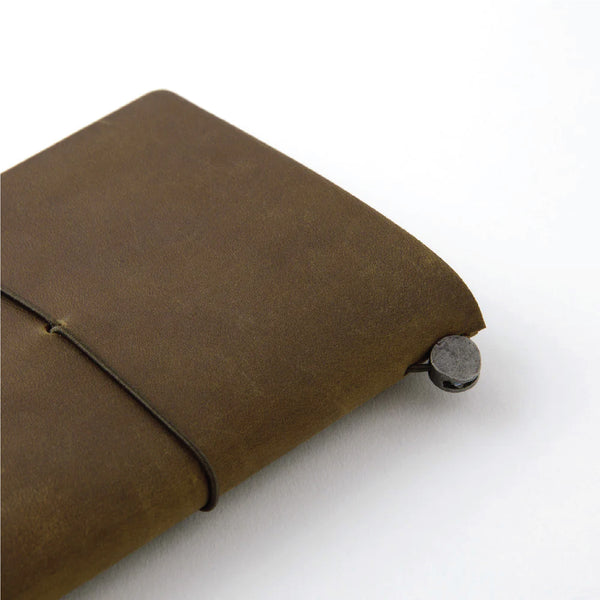 日本 TRAVELER'S Notebook 牛皮旅人手帳組 Passport Size - Olive