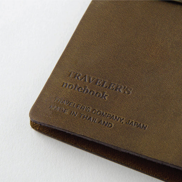 日本 TRAVELER'S Notebook 牛皮旅人手帳組 Passport Size - Olive