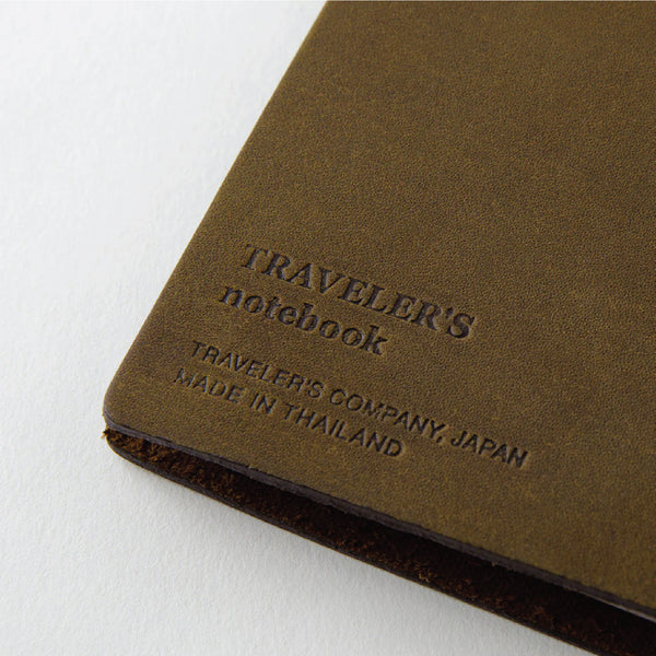 日本 TRAVELER'S Notebook 牛皮旅人手帳組 - Olive