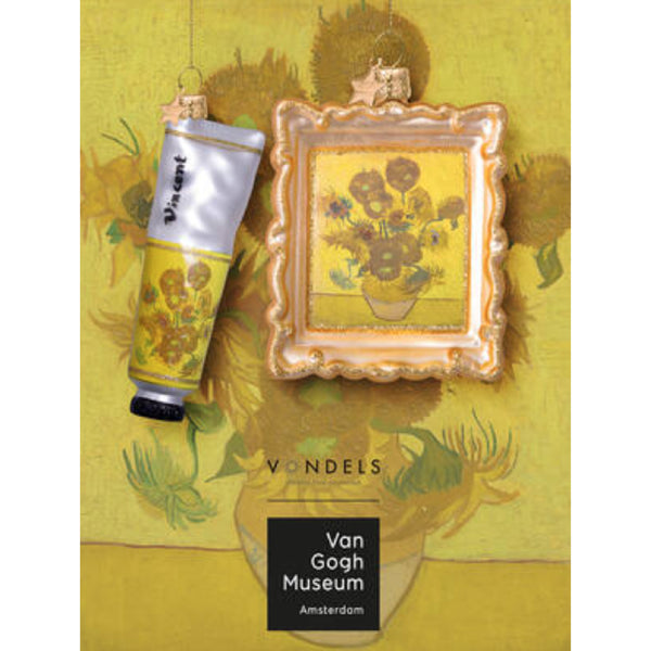 Van Gogh Frame Sunflower Ornament Glass 玻璃掛飾