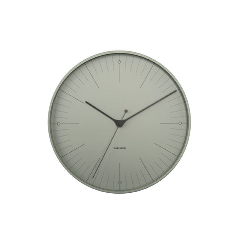 Wall Clock Index - Metal Grayed Jade 掛鐘 Karlsson