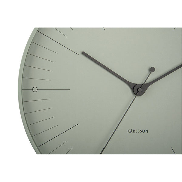Wall Clock Index - Metal Grayed Jade 掛鐘 Karlsson