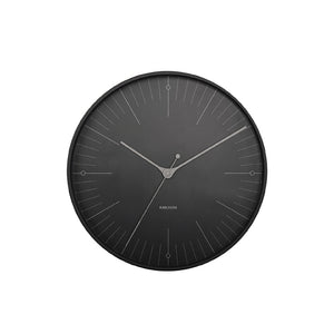 Wall Clock Index - Metal Black 掛鐘 Karlsson
