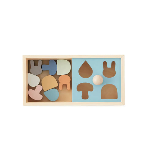 Wooden Puzzle Box 小孩學習積木 OYOY