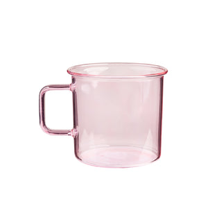Borosilicate Glass Mug Pink 玻璃杯