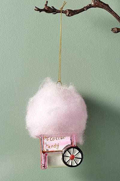Pink Cotton Candy Machine Ornament Glass 玻璃掛飾