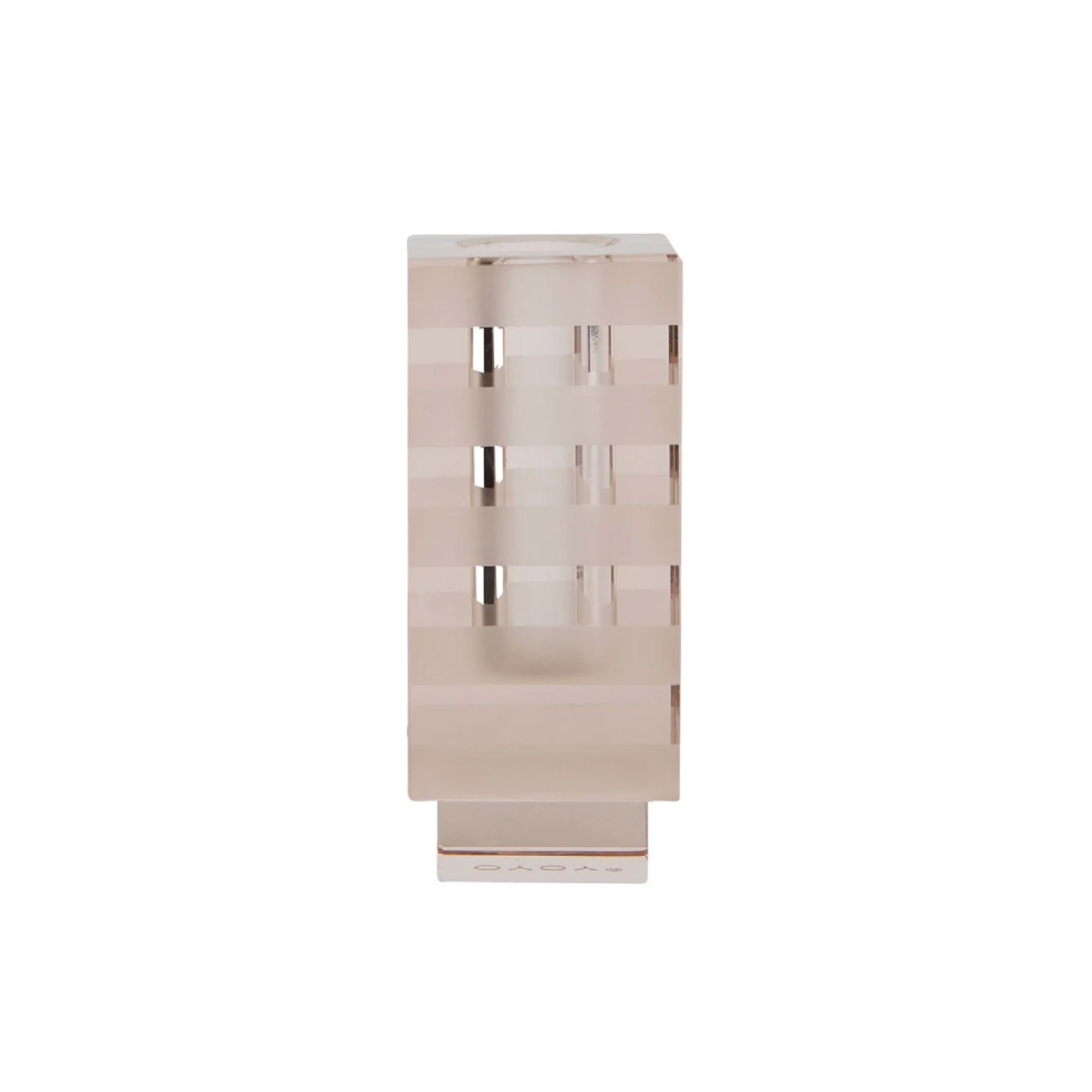 OYOY Graphic Candle Holder - Light Brown