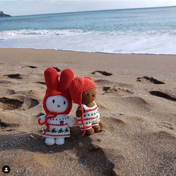 Miffy Handmade And Her Christmas Dress & Red Hat