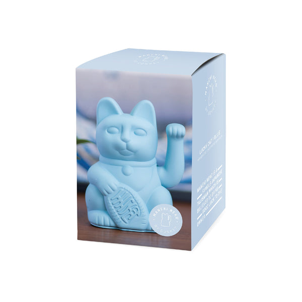 Lucky Cat Blue MANEKI NEKO by Donkey