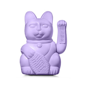 Lucky Cat - Large Lilac 紫丁香色大號 幸運招財貓 MANEKI NEKO by Donkey
