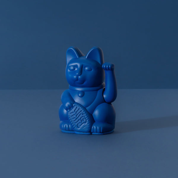 Lucky Cat Mini Dark Blue MANEKI NEKO by Donkey