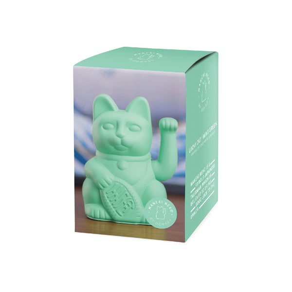 Lucky Cat Mint Green MANEKI NEKO by Donkey