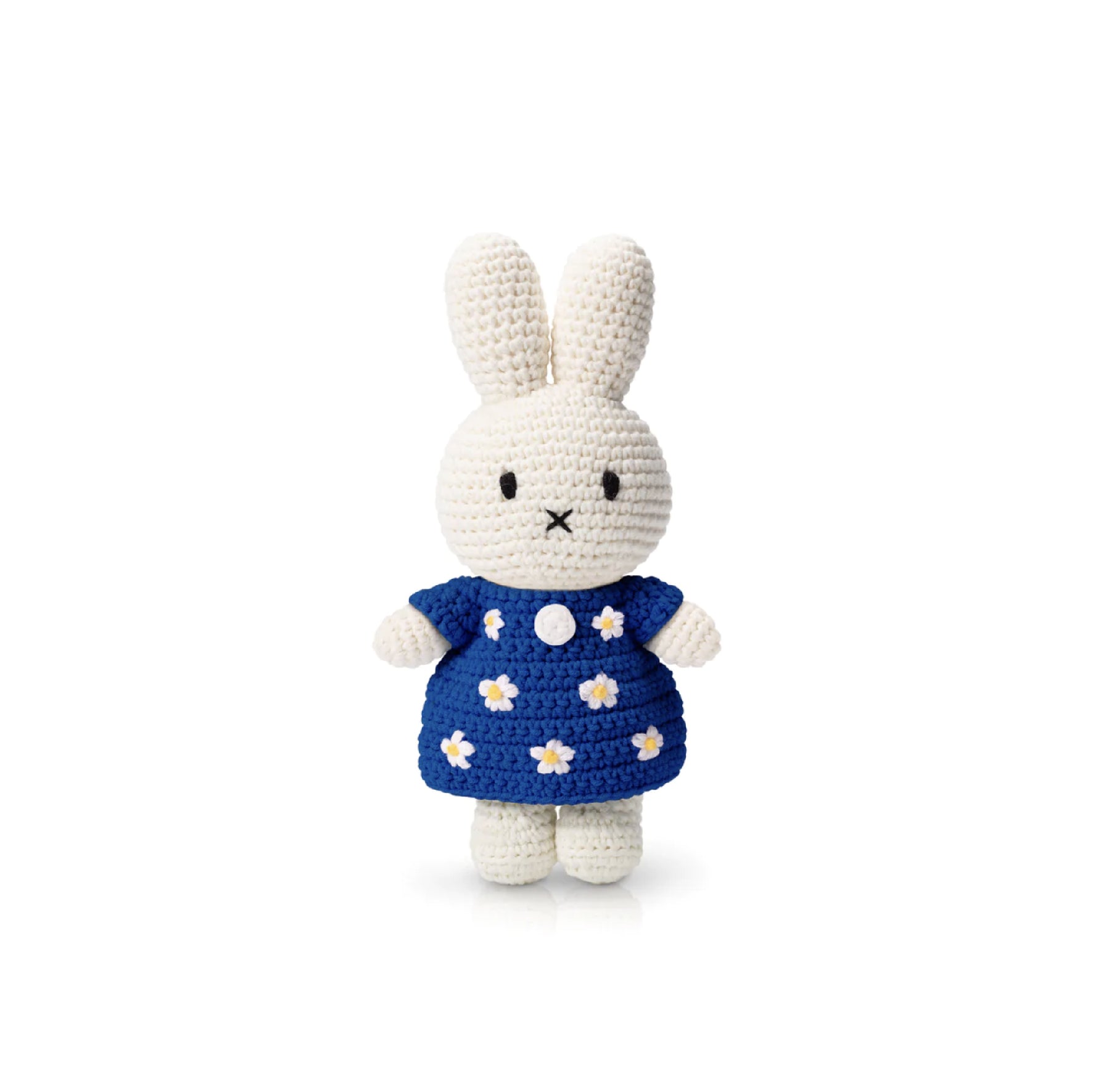 Miffy handmade and her blue flower dress 手工鈎編公仔 Just Dutch