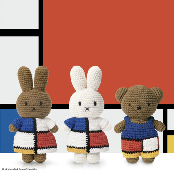 Miffy Piet Mondrian Inspired Dress 手工鈎編公仔 蒙德里安特別版 Just Dutch