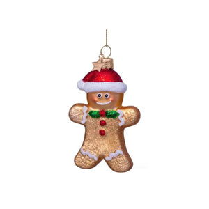 Ornament Glass Gingerbread Cookie 玻璃聖誕掛飾 Vondels