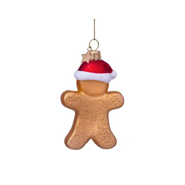 Ornament Glass Gingerbread Cookie 玻璃聖誕掛飾 Vondels