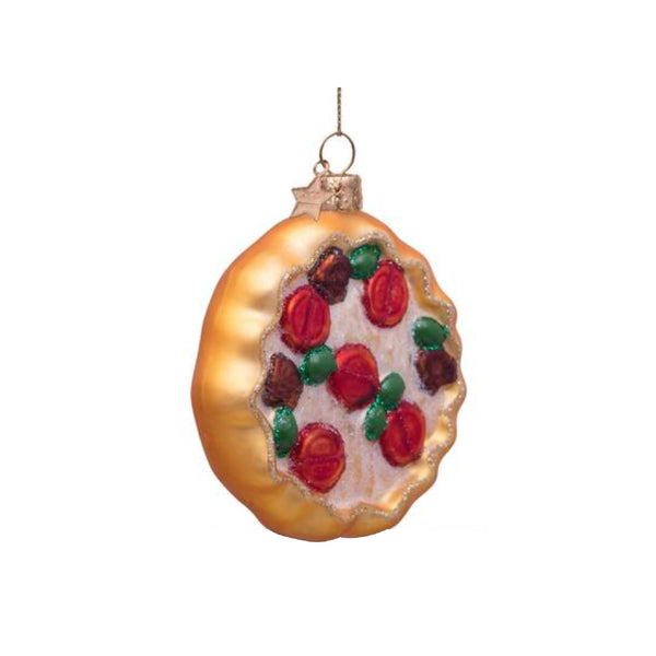 Ornament Glass Multi Colored Pizza 玻璃聖誕掛飾 Vondels