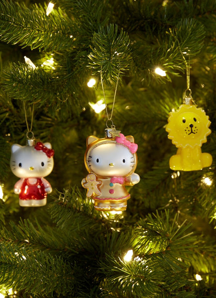 Ornament Glass Hello Kitty Gingerbread 玻璃掛飾